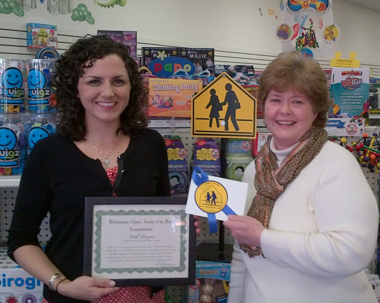 Leah Prezioso, 2nd Grade Teacher at Williamsburg Christian Academy, is Teacher of the Month – November 2013