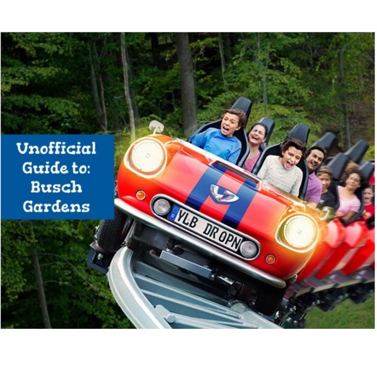 Unofficial Guide to Busch Gardens Williamsburg for families with kids of all ages!