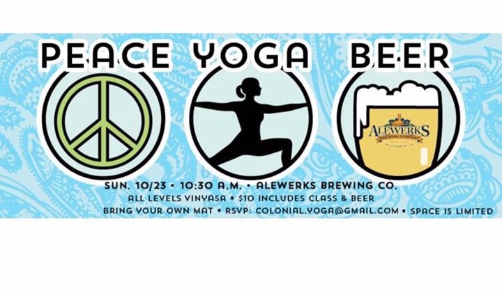 Yoga at Alewerks Brewing Company – Oct. 23