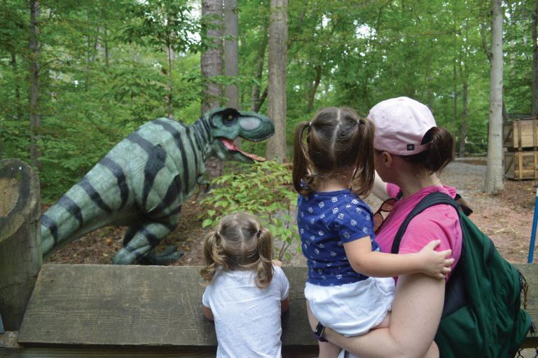 ﻿Virginia Living Museum Permanent Dinosaur Trail is OPEN –  Bring the kids and explore Dinos in nature!