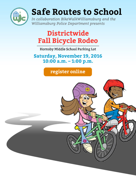 Fall Bicycle Rodeo – Nov. 19