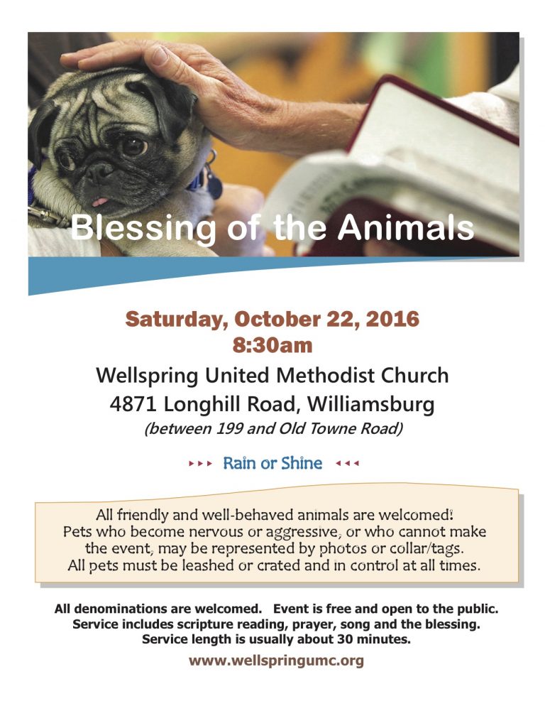 Blessing of the Animals, Oct. 22, 2016