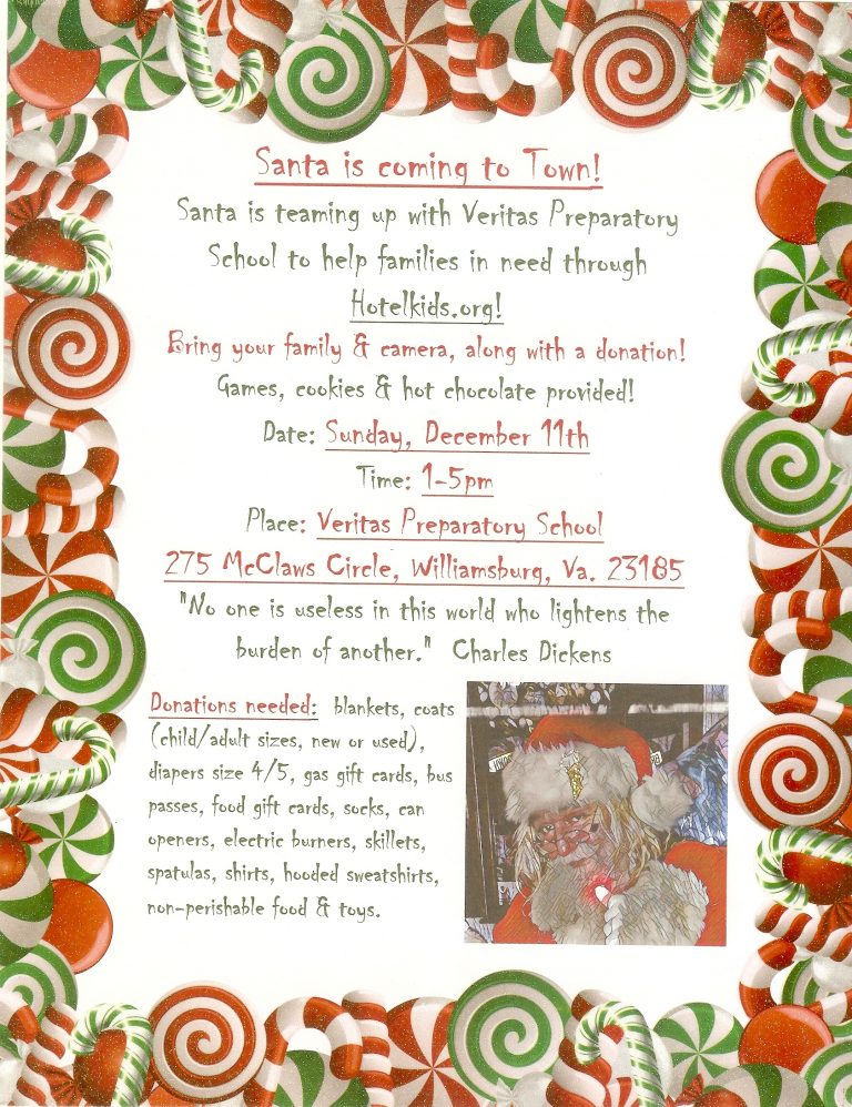 Santa is coming to Town! Get a picture and give to a good cause!