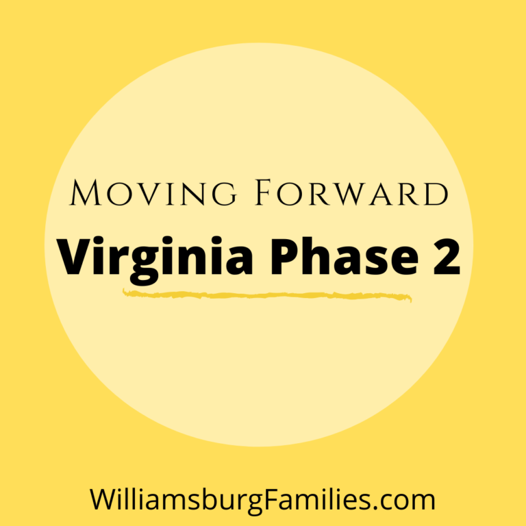Virginia is Moving into Phase Two on Friday June 5! Here is the Breakdown