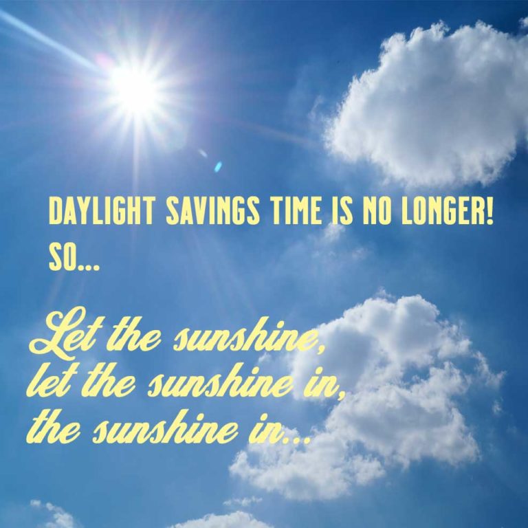 is daylight savings time done