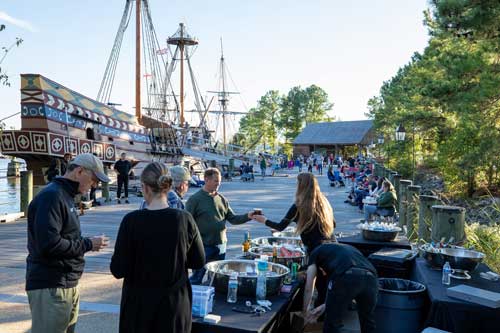 Annual picnic allows smaller set to socialize, dance along with