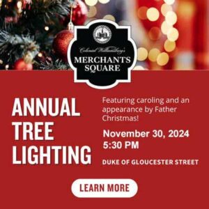 annual tree lighting merchants square