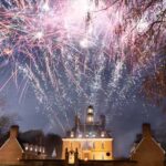 Grand Illumination in Colonial Williamsburg  December 2023 include Father Christmas, Lighting Cressets, Fireworks and more...