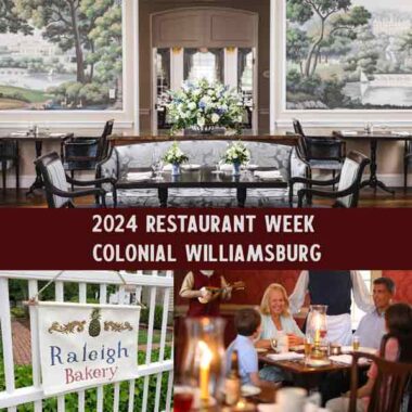 2024 Restaurant Week at Colonial Williamsburg - see participating