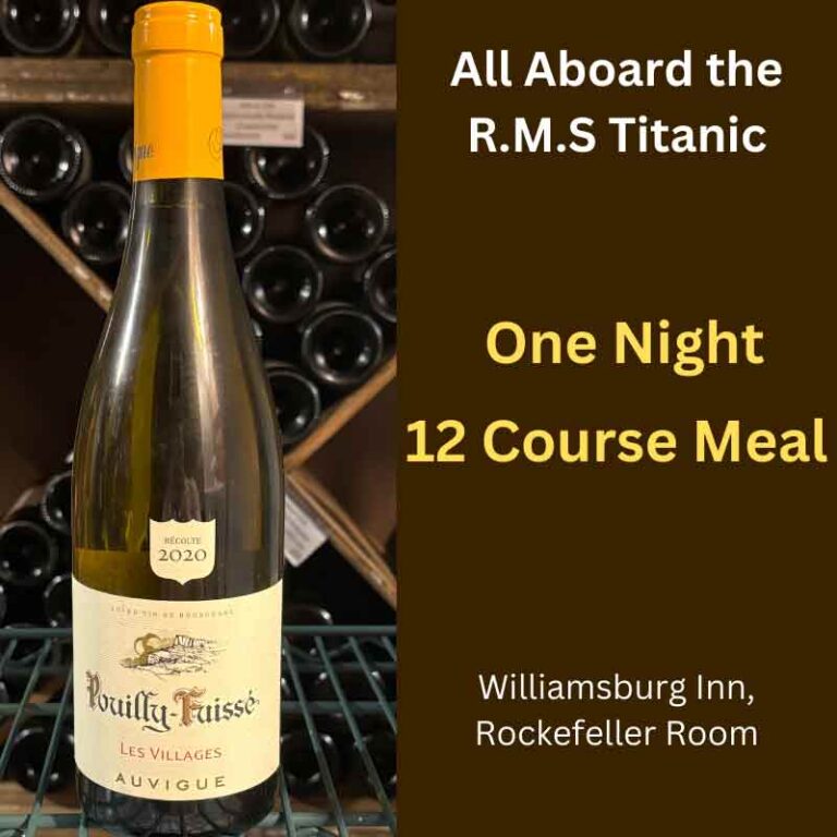 RMS Titanic Dinner