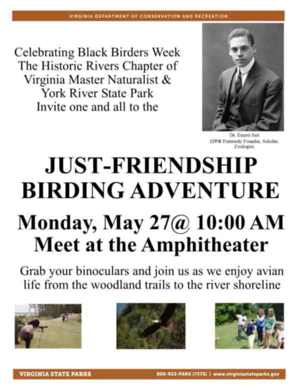 Just – Friendship Birding Adventure at York River State Park