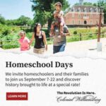 homeschool 2024 colonial williamsburg