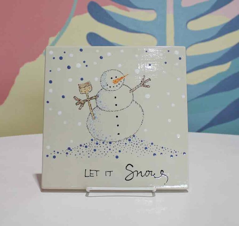 Parents’ Night out – Snowman Tile Class